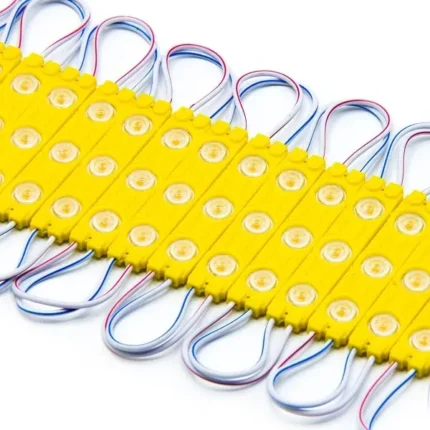 بلوکه LED SMD اینجکشن ضد آب لنزدار زرد انبه ای - عمده و تکی